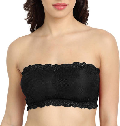 BRATON  Women Bralette Lightly Padded Bra  (Black)