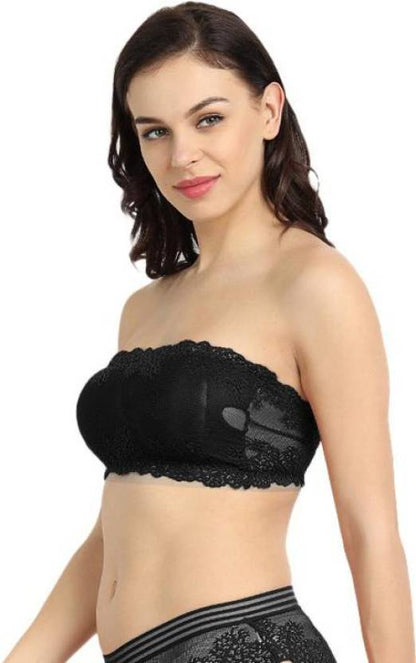 BRATON  Women Bralette Lightly Padded Bra  (Black)