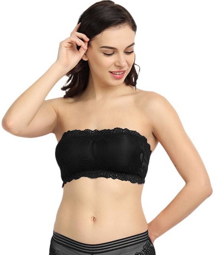 BRATON  Women Bralette Lightly Padded Bra  (Black)