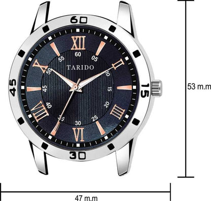 TARIDO  Exclusive Series Analog Watch - For Men Men's Steel Chain TD4710 Black Dial New looks Sports Design Steel Chain Analog Watch - For Men